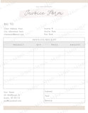 Neutral Invoice Template