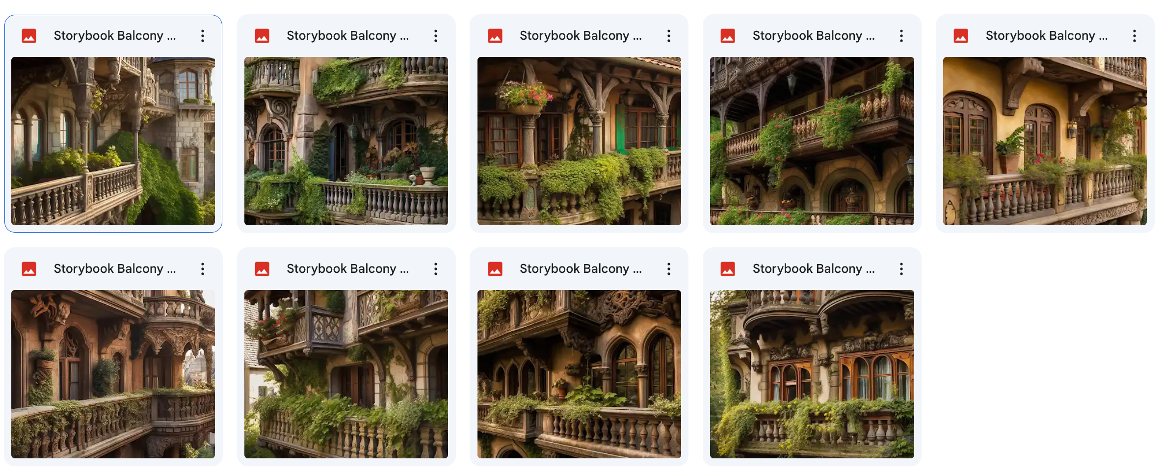 Storybook Balcony Background Bundle - Meg Bitton Productions