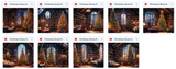 Christmas Library Background Bundle - Meg Bitton Productions