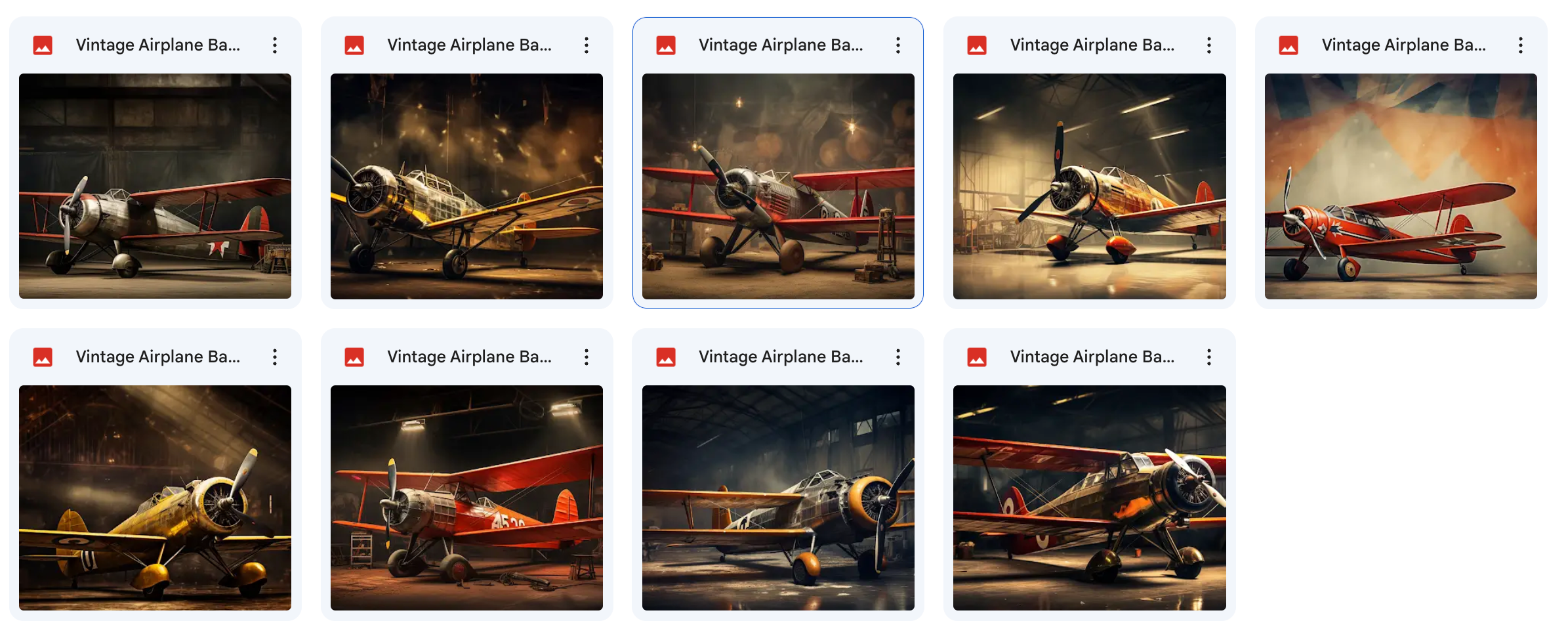 Vintage Airplanes Background Bundle - Meg Bitton Productions