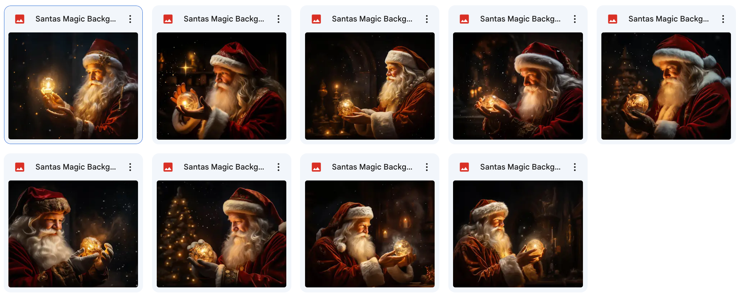 Santa's Magic Background Bundle - Meg Bitton Productions