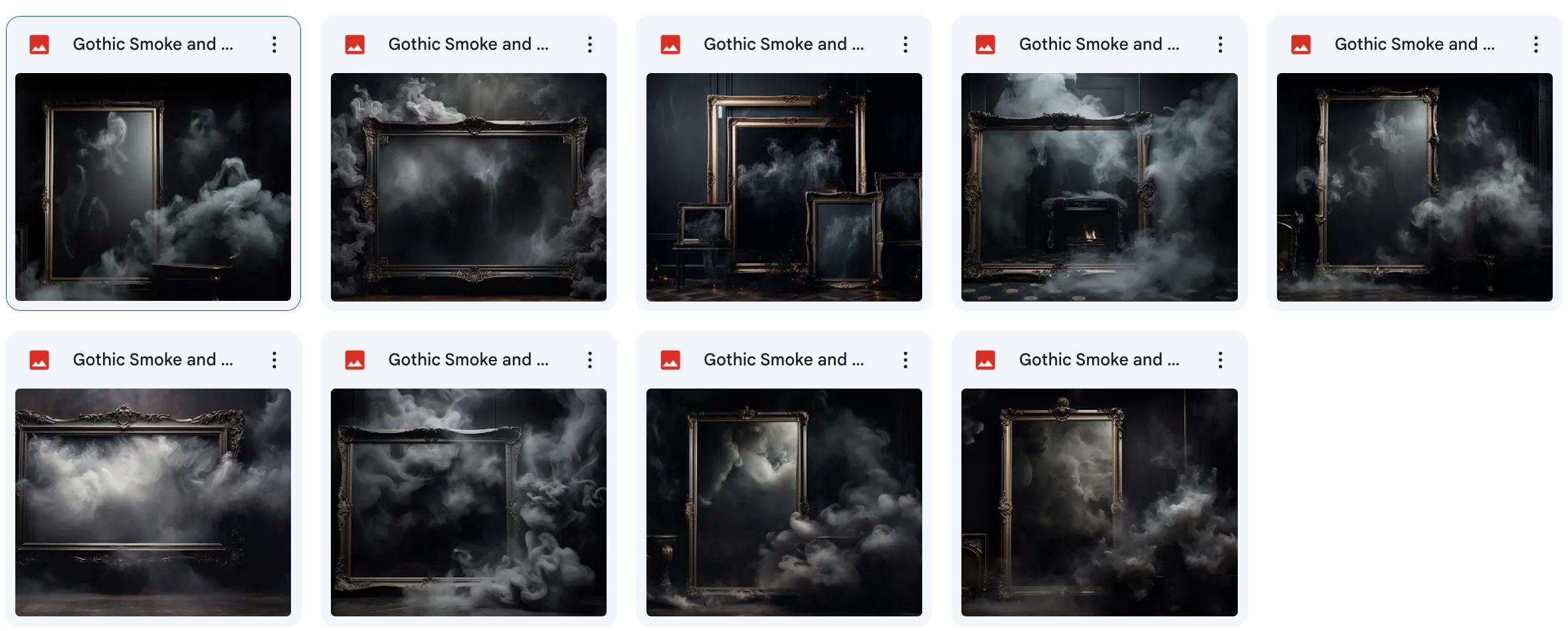 Gothic Smoke and Mirrors Background Bundle - Meg Bitton Productions