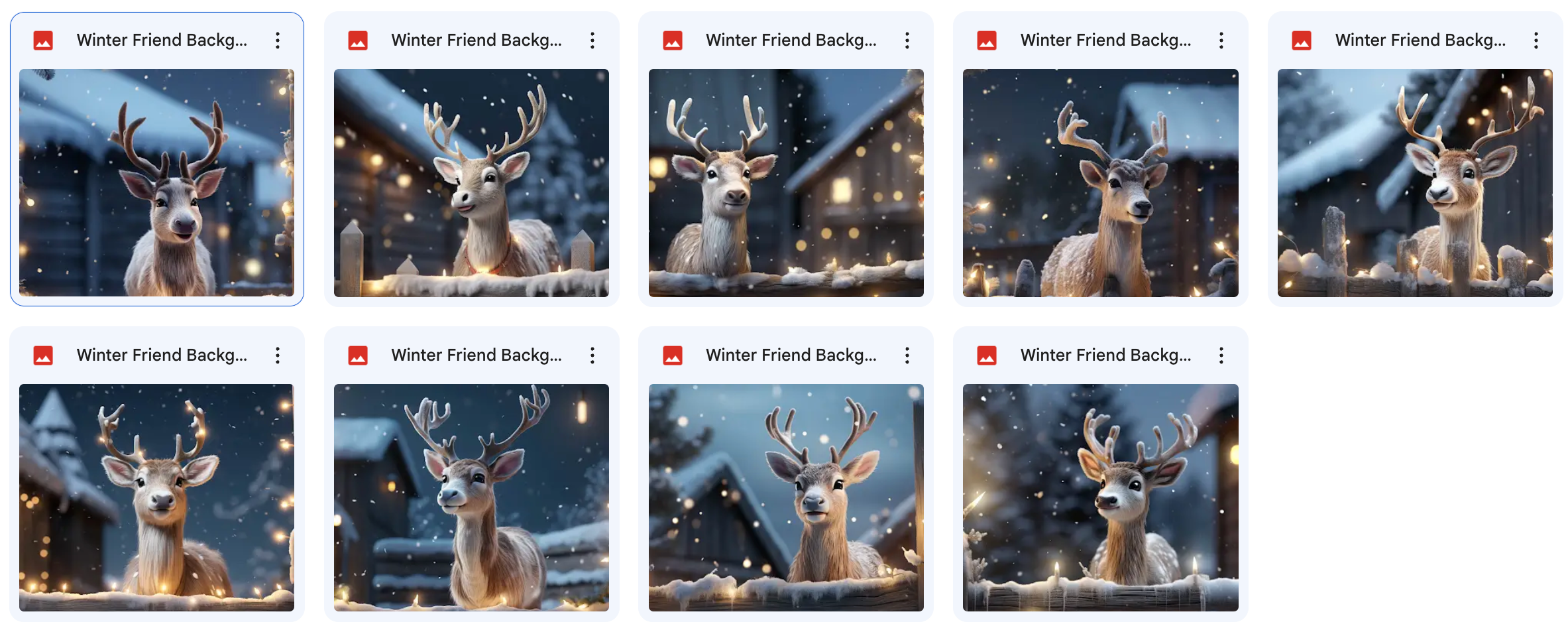 Winter Friend Background Bundle - Meg Bitton Productions