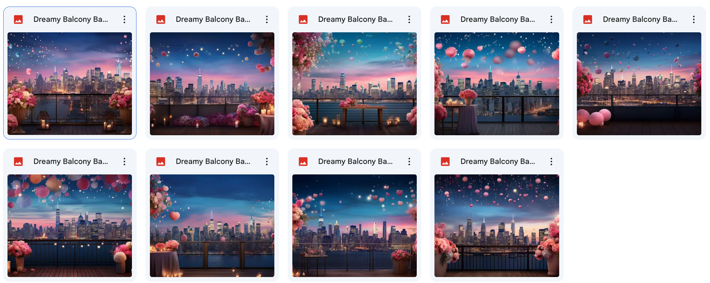 Dreamy Balcony Background Bundle - Meg Bitton Productions