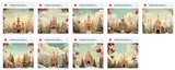 Holiday Storybook Landscape Background Bundle - Meg Bitton Productions