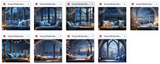 Snowy Window Background Bundle - Meg Bitton Productions