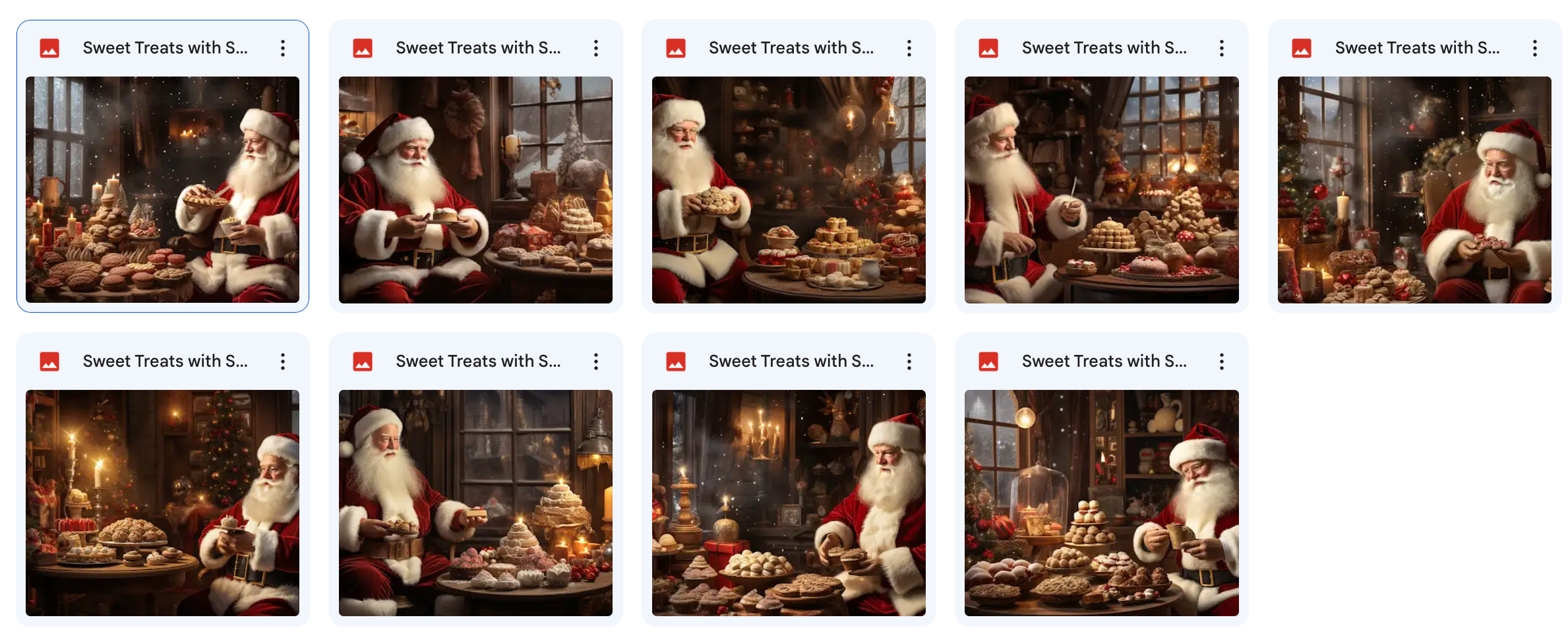 Sweet Treats with Santa Background Bundle - Meg Bitton Productions