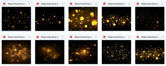 Magical Sparkling Light Overlays - Meg Bitton Productions