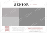 Styled Senior Session Marketing Template