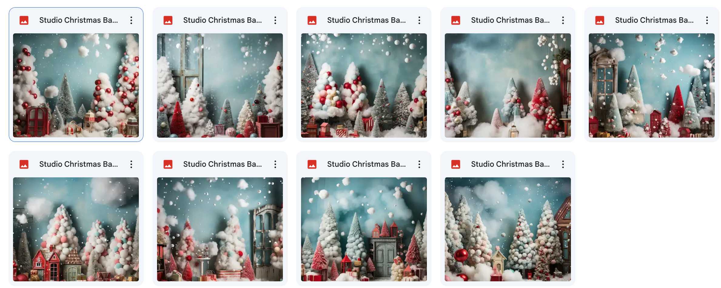 Studio Christmas Background Bundle - Meg Bitton Productions