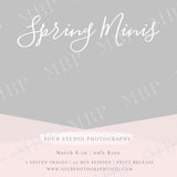 Spring Mini Session Template #8