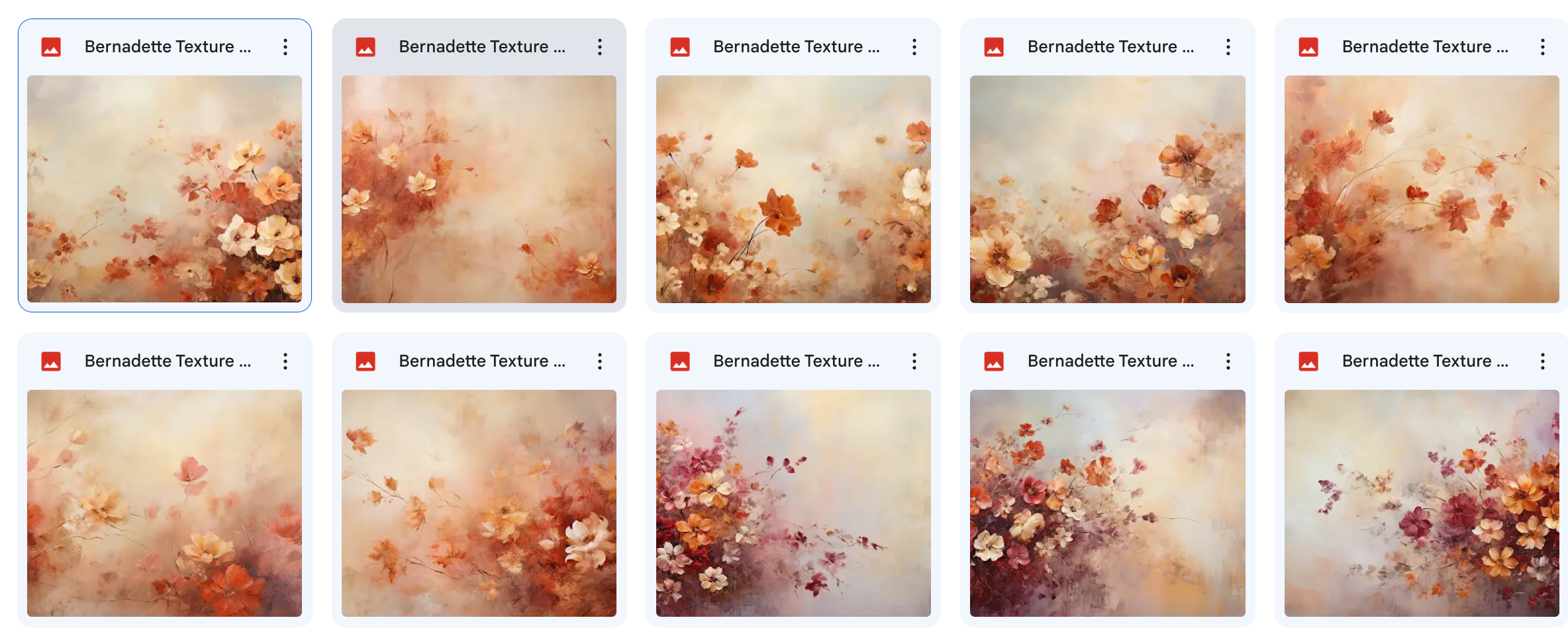 Magical Bernadette Textures - Meg Bitton Productions