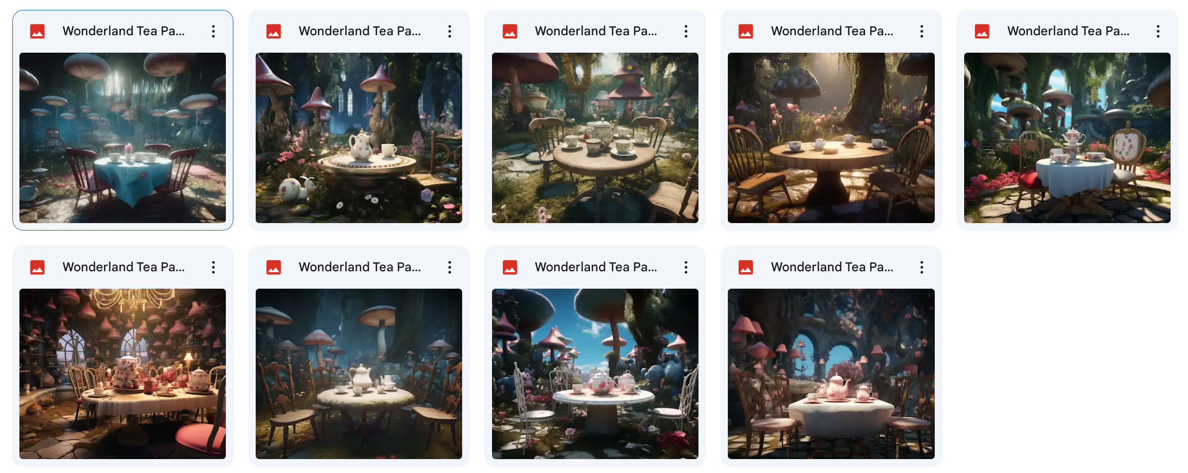 Wonderland Tea Party Background Bundle - Meg Bitton Productions