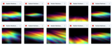 Magical Radiant Rainbow Flare Overlays