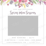 Spring Mini Session Template #3