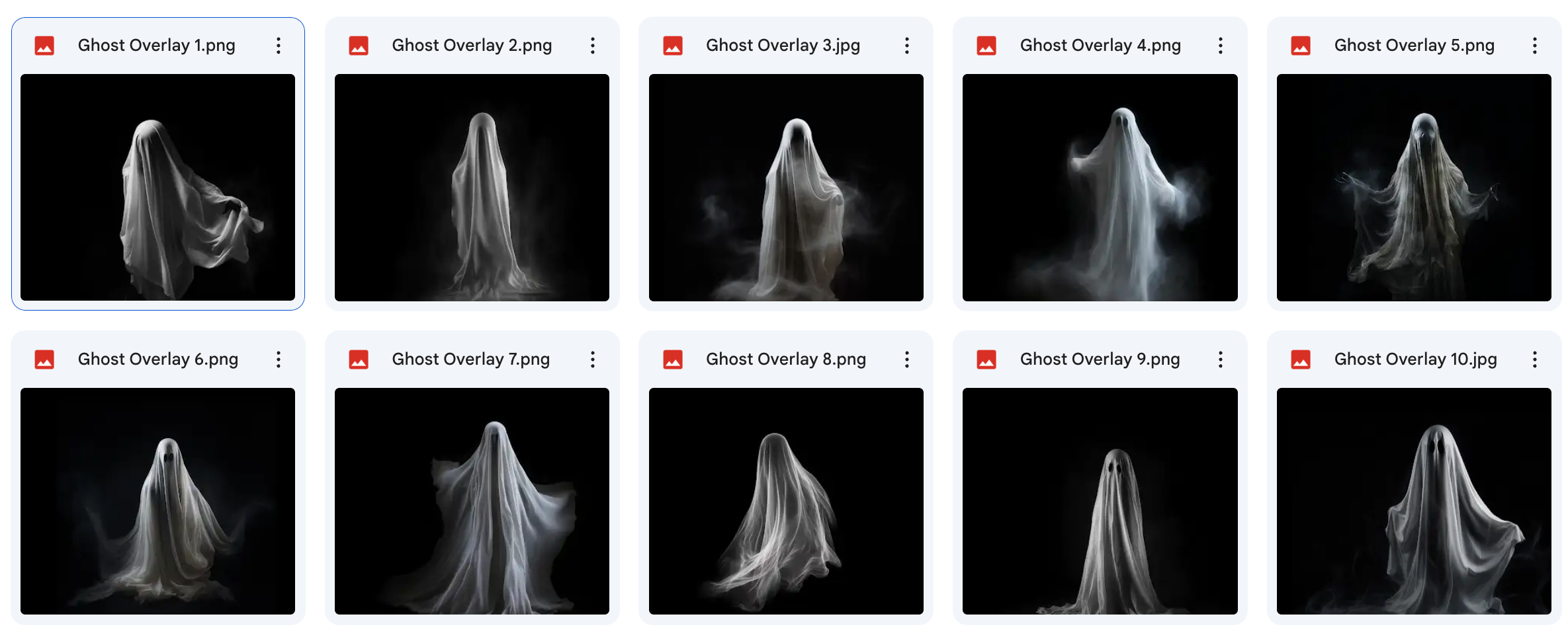 Magical Ghost Overlays - Meg Bitton Productions