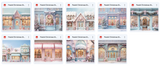 Pastel Christmas Storefront Background Bundle - Meg Bitton Productions