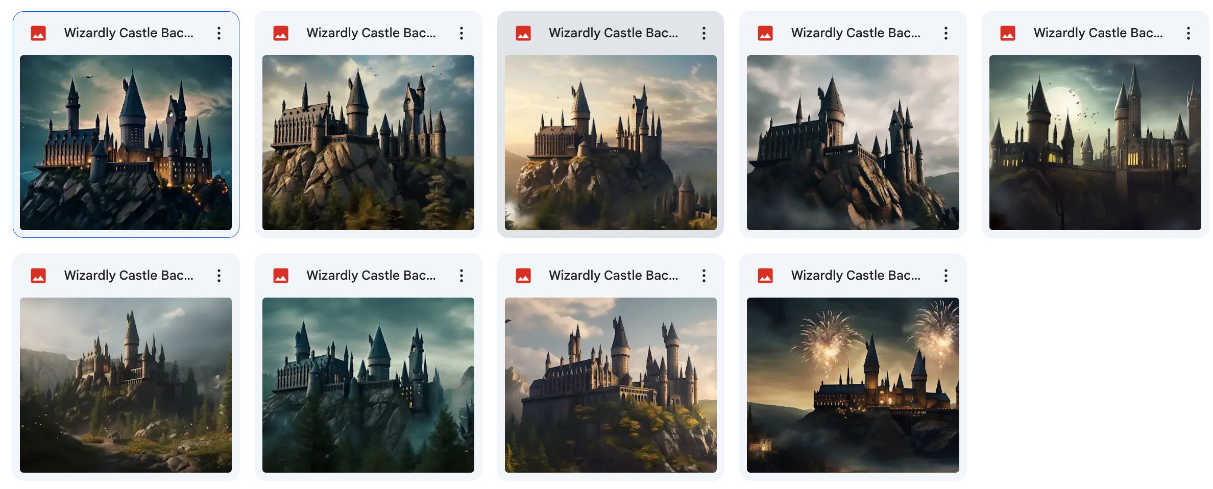 Wizardly Castle Background Bundle - Meg Bitton Productions