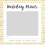 Holiday Mini Session Template #8