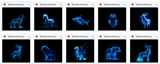 Magical Wizardly Animal Light Overlays - Meg Bitton Productions