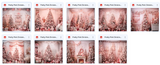 Pretty Pink Christmas Background Bundle - Meg Bitton Productions