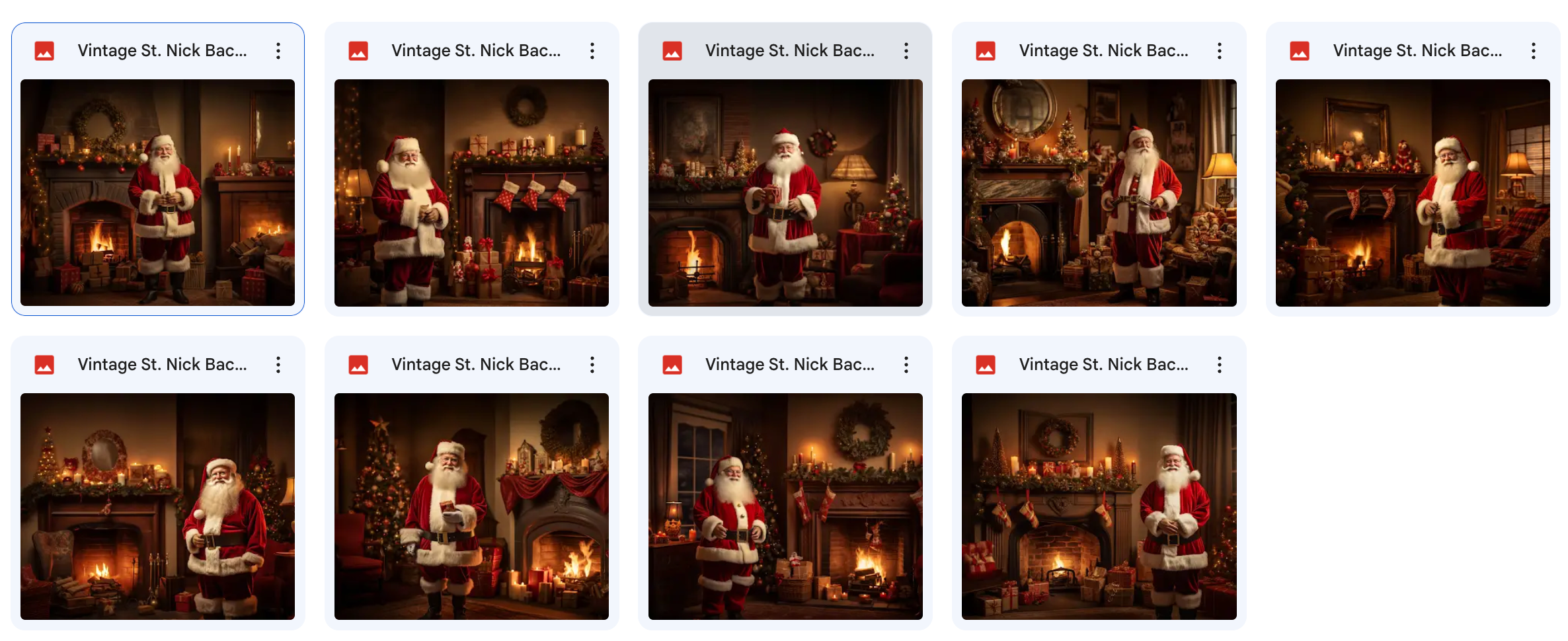 Vintage St. Nick Background Bundle - Meg Bitton Productions