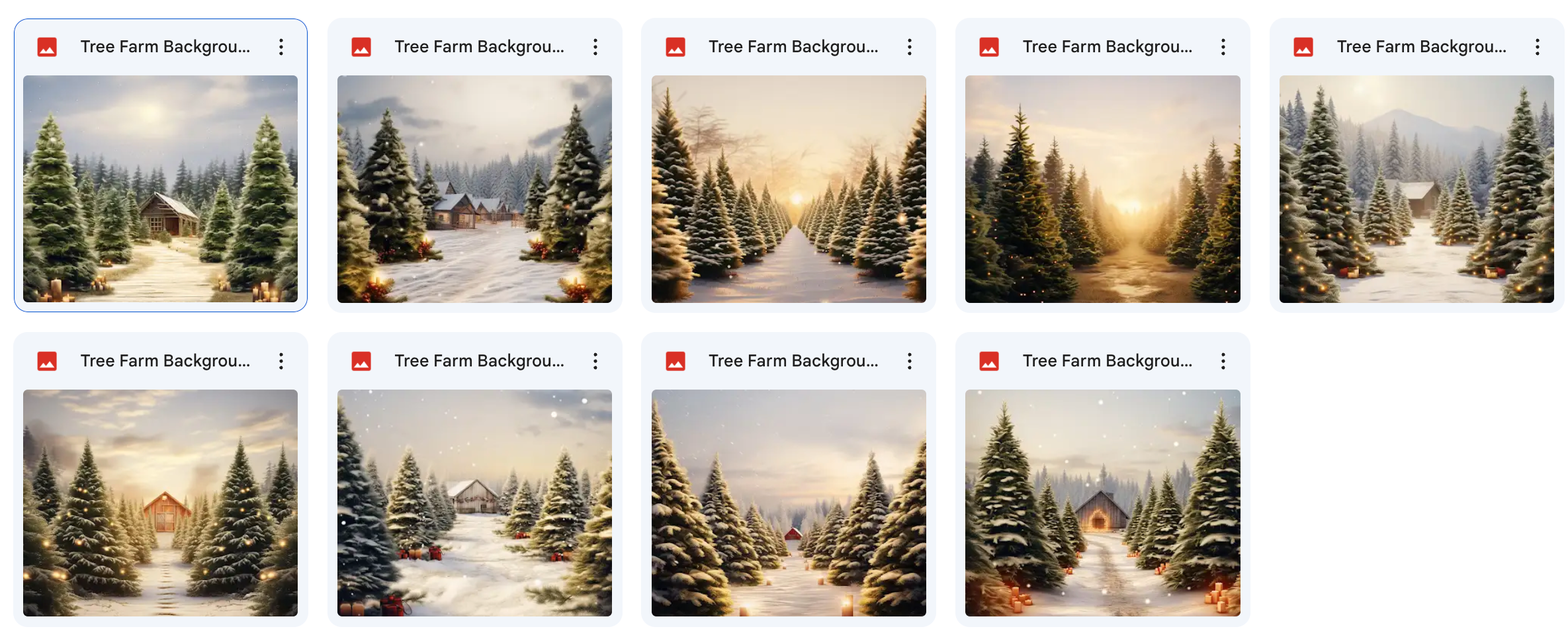 Tree Farm Background Bundle - Meg Bitton Productions