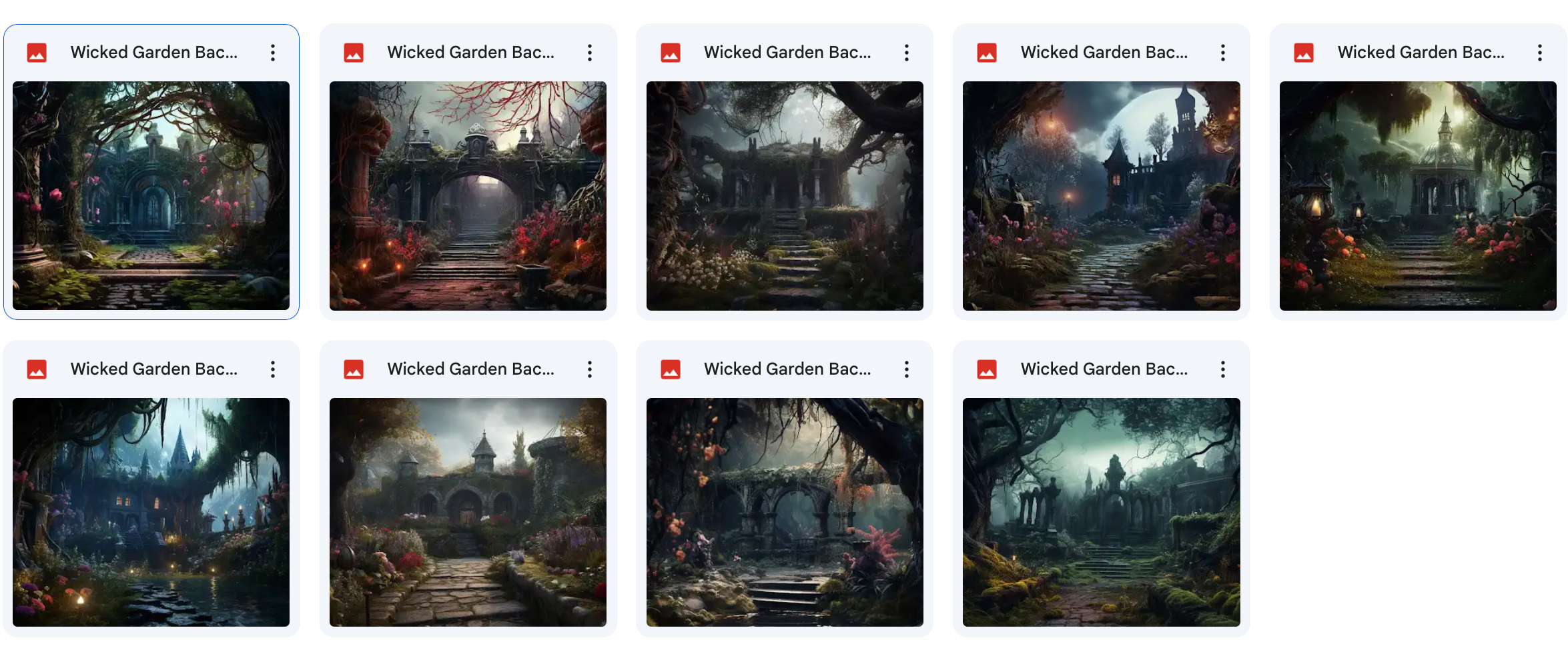 Wicked Garden Background Bundle - Meg Bitton Productions