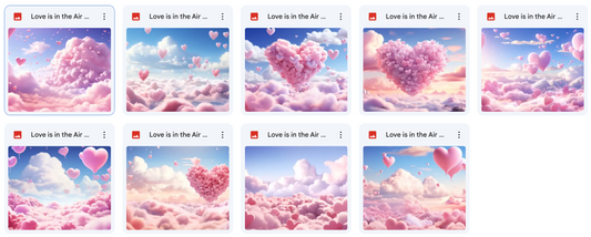 Love is in the Air Background Bundle - Meg Bitton Productions