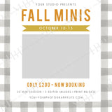 Fall Mini Session Template #3