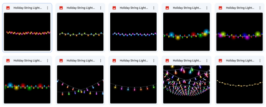 Magical String Light Overlays - Meg Bitton Productions