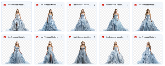 Ice Princess Model Overlays - Meg Bitton Productions