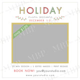 Holiday Mini Session Template #6