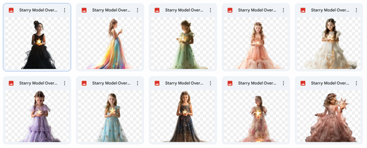 Magical Starry Model Overlays