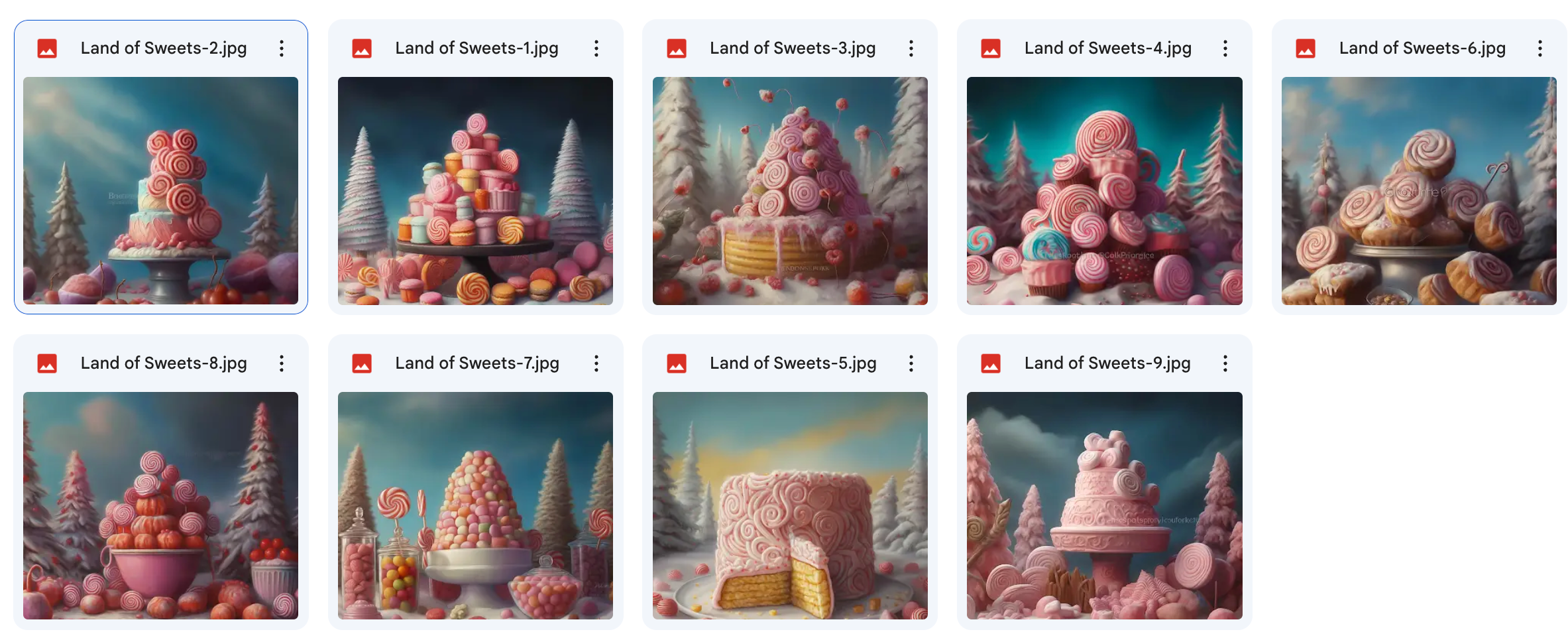 Land of Sweets Background Bundle - Meg Bitton Productions