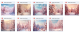 Candy Cane Forest Background Bundle - Meg Bitton Productions