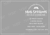 Mini Session Template #2