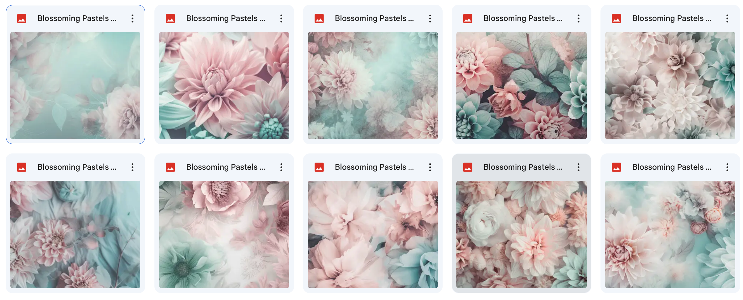 Magical Blossoming Pastels Textures - Meg Bitton Productions