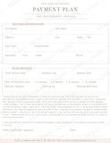 Payment Plan Template