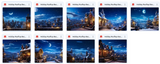 Holiday Rooftop Background Bundle - Meg Bitton Productions