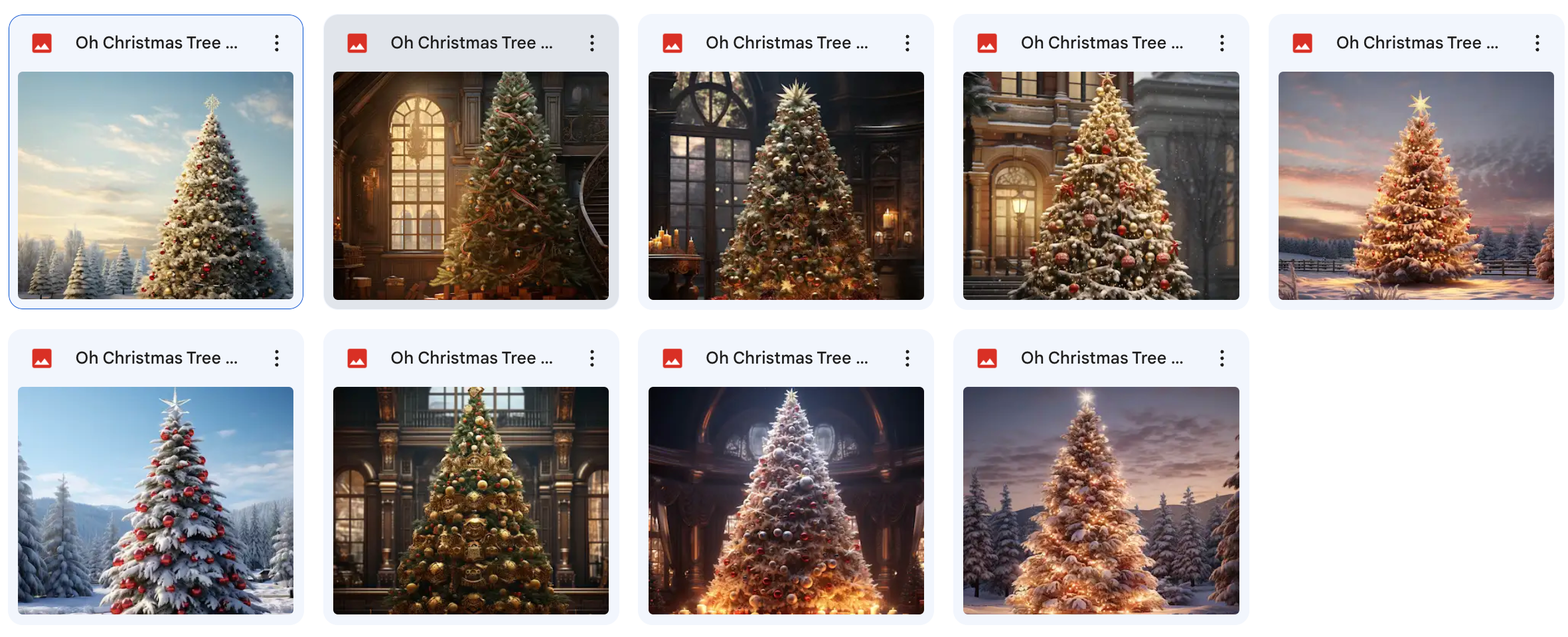 Oh Christmas Tree Background Bundle - Meg Bitton Productions