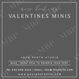 Valentines Mini Session Template #1