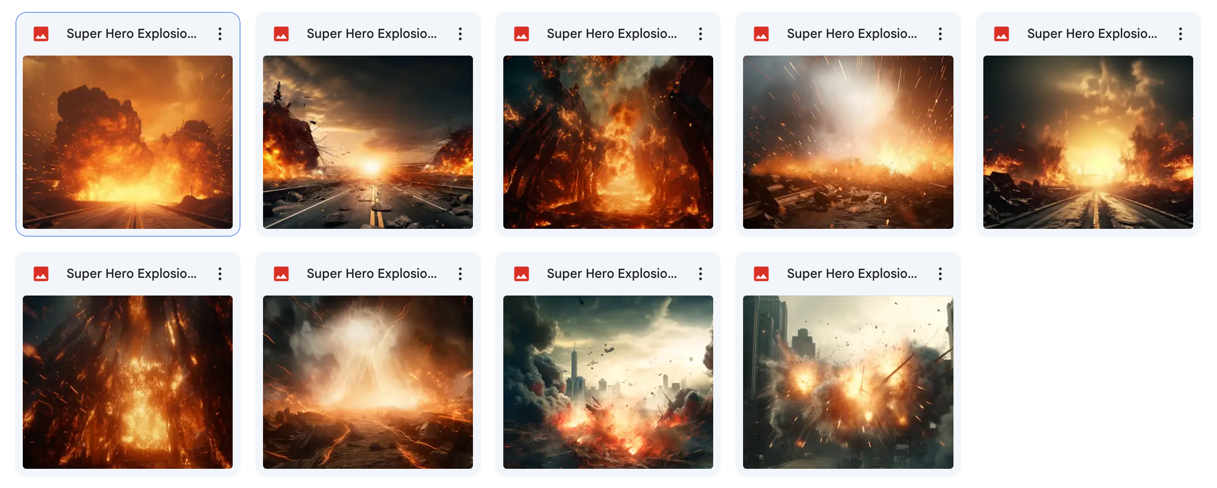 Super Hero Explosion Background Bundle - Meg Bitton Productions