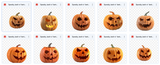 Magical Spooky Jack-o'-Lantern Overlays - Meg Bitton Productions