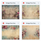 Magical Vintage Flora Textures