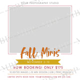 Fall Mini Session Template #7