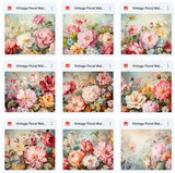 Ultimate Vintage Floral Wallpaper Texture Bundle