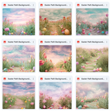 Ultimate Easter Path Background Bundle