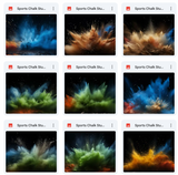 Ultimate Sports Chalk Studio Background Bundle