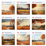 Ultimate Crisp Autumn Background Bundle